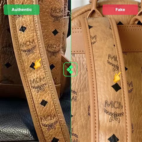 fake mcm bags vs real|genuine mcm bag vs real.